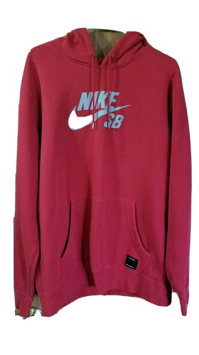nike sb icon hoodie red
